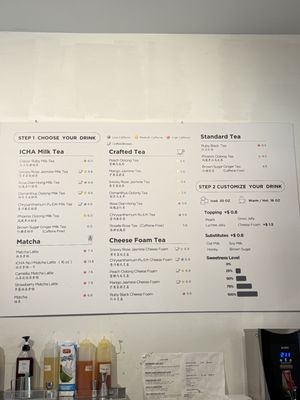 Menu photo 1 Icha Tea Toronto, ON