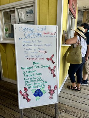 Menu photo 3 Cabbage Island Clambakes Boothbay Harbor, ME Menu photo 3 Cabbage Island Clambakes Boothbay Harbor, ME