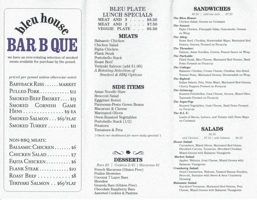 Menu photo 6 Bleu House Norcross, GA