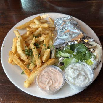 Market Grille Cafe - Gyro with fries - Greek Near Me - Las Vegas, Nevada