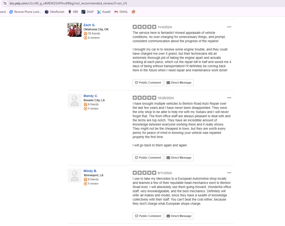 Benton Road Auto Repair