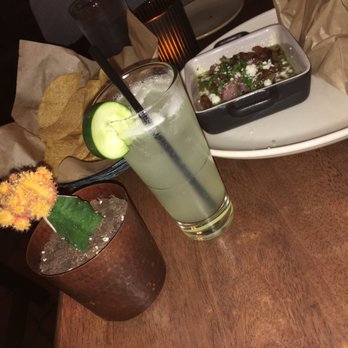 Meso Maya Comida y Copas - This cucumber drink is delicious ! (patron) appetizer chicharon - Mexican Near Me - Dallas, Texas Meso Maya Comida y Copas - This cucumber drink is delicious ! (patron) appetizer chicharon - Mexican Near Me - Dallas, Texas