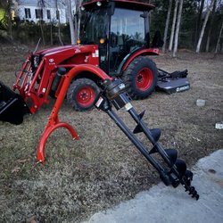 Mistletoe State Park - Auger work