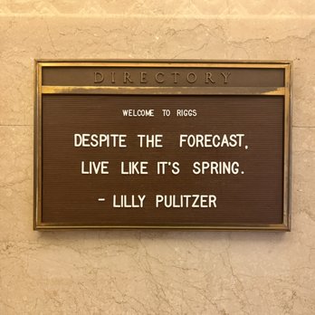 Riggs - A little spring inspiration. - Hotels Near Me - Washington, DC, District of Columbia