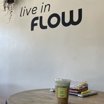 Flowin Cafe - The "Lock In" Latte (Vanilla Bean Maple) -- it's delicious and aids with brain focus. - Coffee & Tea Near Me - Los Angeles, California