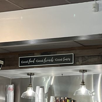 Flor's Diner - Slogan by counter - American Near Me - Colton, California Flor's Diner - Slogan by counter - American Near Me - Colton, California