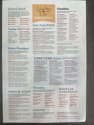 Menu photo 6 Lone Star Cafe Keller, TX