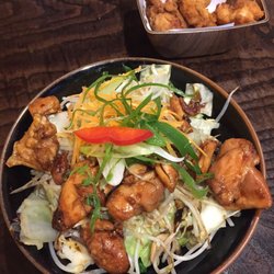 Renkon - Teriyaki chicken on rice
