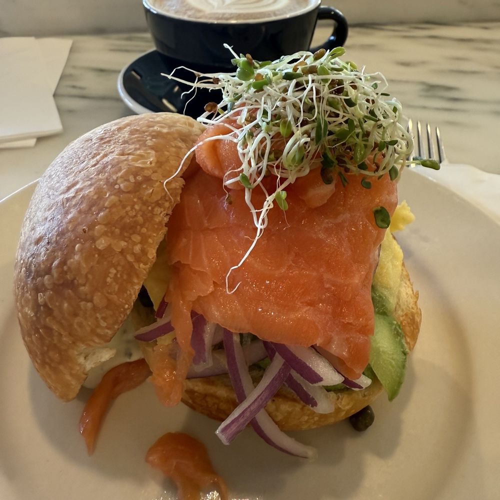 Tatte Bakery & Cafe | Farragut Square - Smoked salmon, egg, avocado sandwich - Coffee & Tea Near Me - Washington, DC, District of Columbia Tatte Bakery & Cafe | Farragut Square - Smoked salmon, egg, avocado sandwich - Coffee & Tea Near Me - Washington, DC, District of Columbia