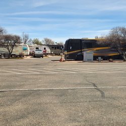 Distant Drums RV Resort - RV's & other rigs parked on their expansive property.