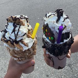 Cheat Treats - Oreo freak Milkshake & chips, ahoy freak shake