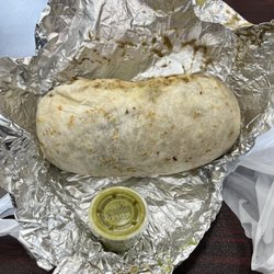Katie’s Tex Mex - Carne Asada burrito.