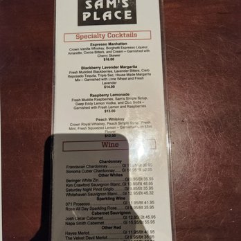 Sam's Place - Nippers Corner - Cocktail wine menu - New American Near Me - Nashville, Tennessee Sam's Place - Nippers Corner - Cocktail wine menu - New American Near Me - Nashville, Tennessee