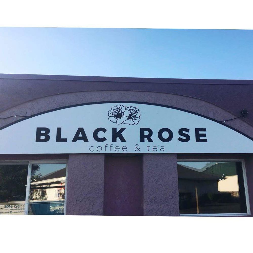 Black Rose Coffee & Tea - the front of the building - Coffee & Tea Near Me - Redding, California