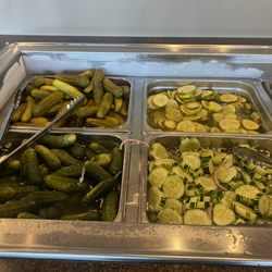 Pumpernick's Deli - Left side of Full Pickle Bar