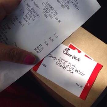 Chick-fil-A - What I ordered on the receipt and what was given to me. - Fast Food Near Me - Vacaville, California Chick-fil-A - What I ordered on the receipt and what was given to me. - Fast Food Near Me - Vacaville, California