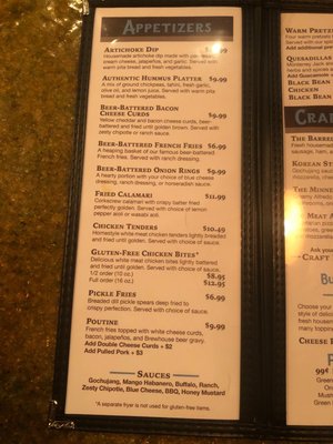 Menu photo 2 The Barrel Room Duluth, MN