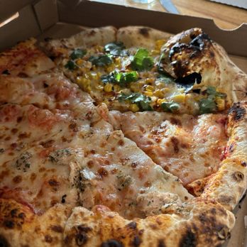 305 Fire - Spicy Corn pizza and cheese sausage pizza - Pizza Near Me - Gallup, New Mexico 305 Fire - Spicy Corn pizza and cheese sausage pizza - Pizza Near Me - Gallup, New Mexico