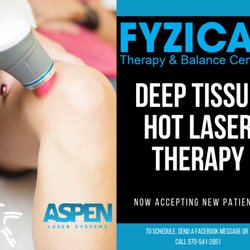 Fyzical Therapy and Balance Centers Loveland - Our Class IV hot laser helps decrease inflammation and increase cellular regeneration. This will allow your body to recover faster.
