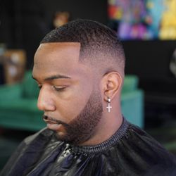 K Ave Barbershop - Men's fade