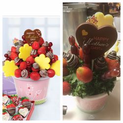 Edible Arrangements - This is the picture shown on the website VS what I received :( very disappointing .. so be careful when u order at this location!