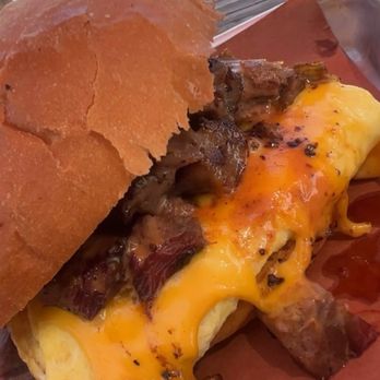 Canyons Barbeque - Breakfast brisket sandwich - Barbeque Near Me - Castro Valley, California