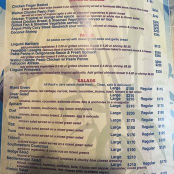 Rock'n Java - Menu - Tex-Mex Near Me - Cozumel, ROO Rock'n Java - Menu - Tex-Mex Near Me - Cozumel, ROO