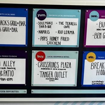Tru by Hilton Terrell - I love the Local Board! Check it out for things to do or places to eat. - Hotels Near Me - Terrell, Texas