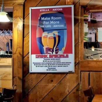 GINO's Restaurant & Bar - July 2022: Interior Pic 6 of 7-- listed drink specials - Italian Near Me - Tampa, Florida GINO's Restaurant & Bar - July 2022: Interior Pic 6 of 7-- listed drink specials - Italian Near Me - Tampa, Florida
