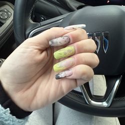 When I asked them to take off the UGLY nails they gave me..... THANKS FOR NOTHING.