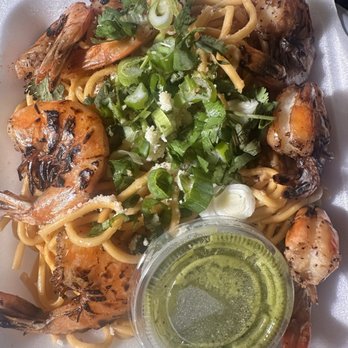 Montebello Pho & Sandwich - Garlic Noodle with Grilled Shrimp - Vietnamese Near Me - Montebello, California Montebello Pho & Sandwich - Garlic Noodle with Grilled Shrimp - Vietnamese Near Me - Montebello, California