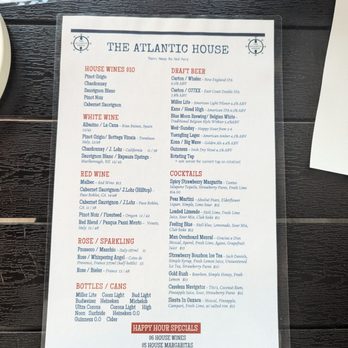 The Atlantic House - Drink menu - Bars Near Me - Atlantic Highlands, New Jersey The Atlantic House - Drink menu - Bars Near Me - Atlantic Highlands, New Jersey