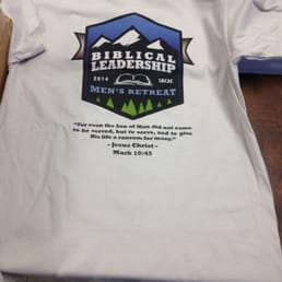 South Bay Christian Alliance Church's Men's retreat T-Shirt. This company has great prices!