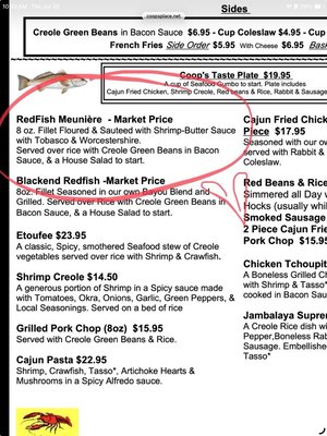 Menu photo 6 Coop's Place New Orleans, LA