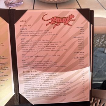 Pink Tiger - Wine menu - Asian Fusion Near Me - Washington, DC, District of Columbia Pink Tiger - Wine menu - Asian Fusion Near Me - Washington, DC, District of Columbia