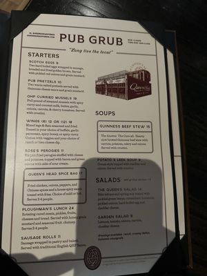 Menu photo 2 Queen's Head Pub Dallas, TX