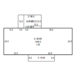 The floorplan
