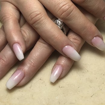 Nails and Spa - Pink and white ombre dipping powder - Nail Salons Near Me - Collierville, Tennessee
