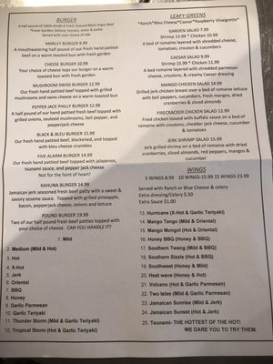 Menu photo 2 Mango Marley's Mexico Beach, FL