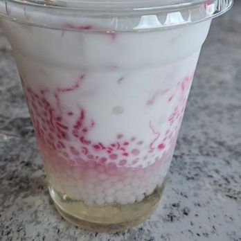 Duck N Good Food Place - Navaam: rose jelly, tapioca, and coconut. Very sweet. - Asian Fusion Near Me - Hickory, North Carolina