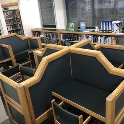 Taylorsville Library - Salt Lake County Library Services - Cubicles in the quiet study section