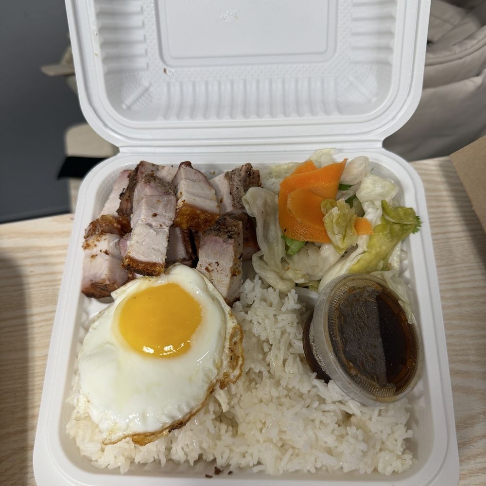 Pickle Banh Mi - #23 Com Heo Quay - Pork Belly Rice Plate - Vietnamese Near Me - Fountain Valley, California Pickle Banh Mi - #23 Com Heo Quay - Pork Belly Rice Plate - Vietnamese Near Me - Fountain Valley, California