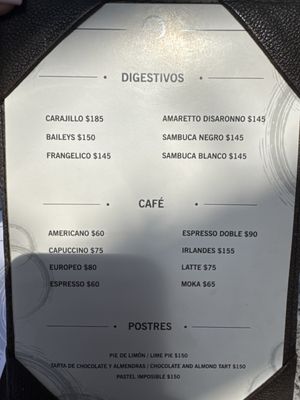 Menu photo 1 Cielo Rooftop SMA San Miguel de Allende, GUA