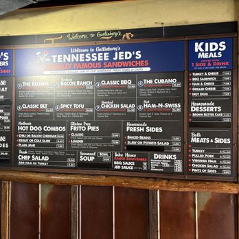Tennessee Jed's - Menu - Sandwiches Near Me - Gatlinburg, Tennessee Tennessee Jed's - Menu - Sandwiches Near Me - Gatlinburg, Tennessee