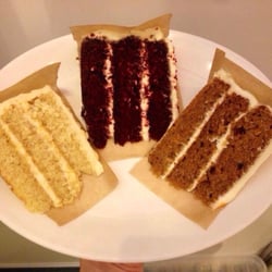The Butterscotch Bakery - Vanilla, carrot and red velvet cakes. Yummy!!!