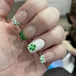 Queen Nails - St Patrick nails
