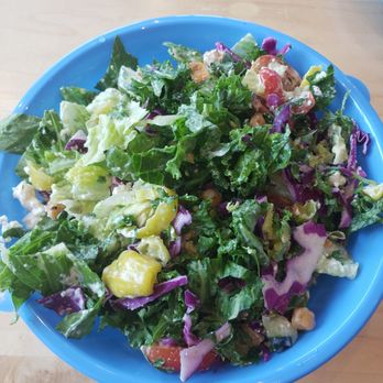 Just Salad - I brought my bowl. They have white plates there too if you don't want to eat out of their to-go cardboard. - Salad Near Me - Brooklyn, New York