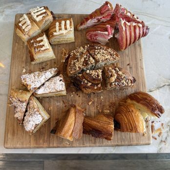 Black Box Bakery - Strawberry, Strawberry Milk, Chocolate Croissant, Mocha Swirl, Honey Sesame Choco Coco and Almond Croissant - Bakeries Near Me - Edgewater, Colorado