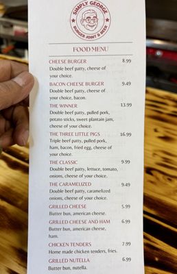 Menu photo 7 Simply George Virginia Beach, VA