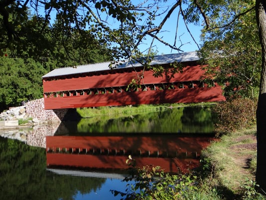Historic Sachs Covered Bridge by null